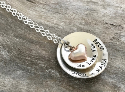 Personalized Grandma Necklace