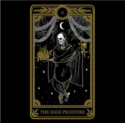 High Priestess Tarot Card Necklace