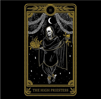 High Priestess Tarot Card Necklace