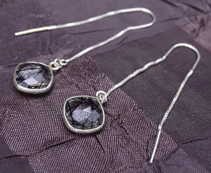 Silver Necklace and Earring Set