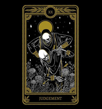 judgement tarot card necklace