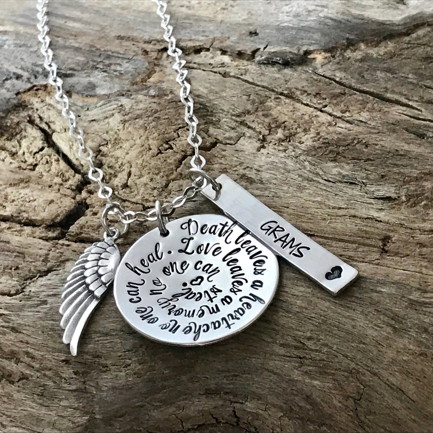 memory necklace | sterling silver