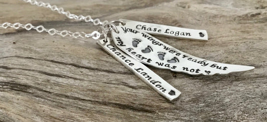 multiple miscarriage necklace | sterling silver