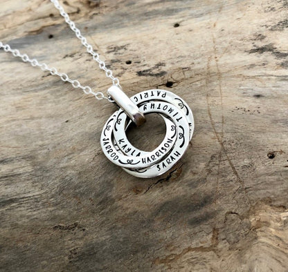 Round ring necklace