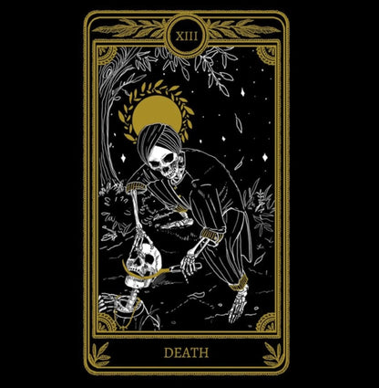 Death Tarot Card Necklace