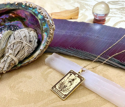 Magician Tarot Card Necklace