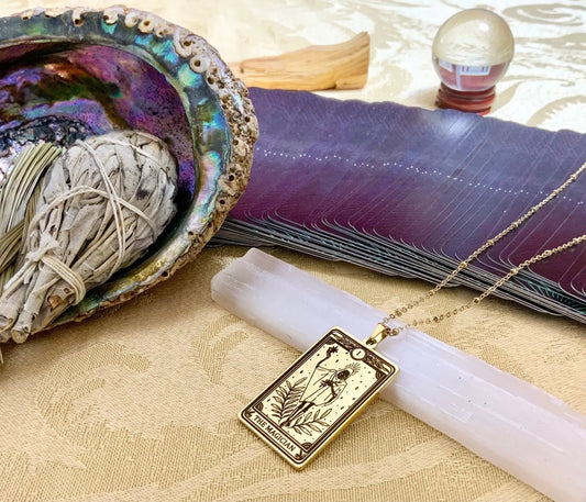 Magician Tarot Card Necklace