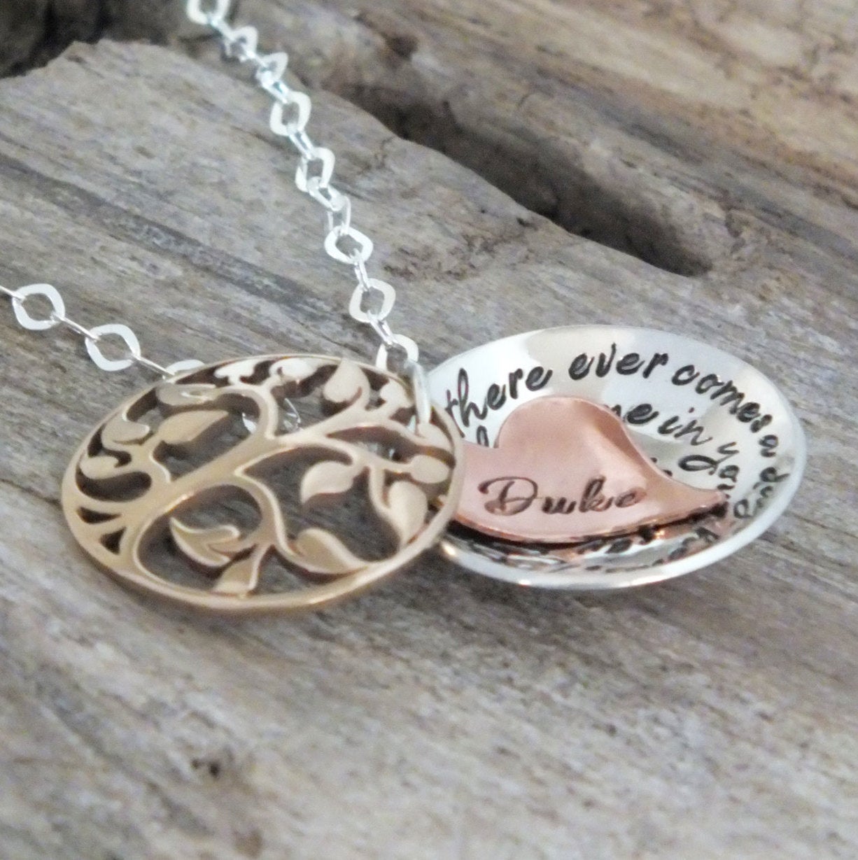 Winnie The Pooh Quote Necklace 