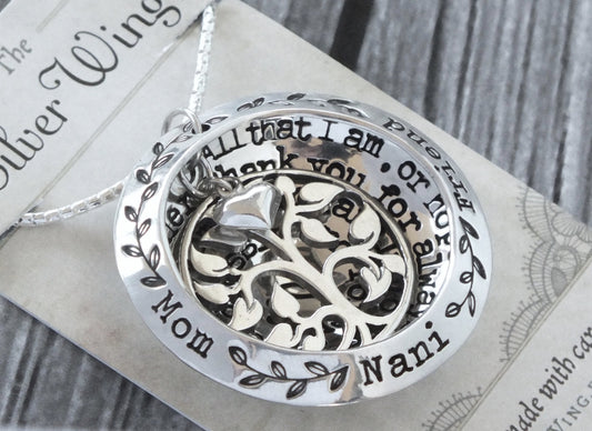 tree of life pendant | sterling silver